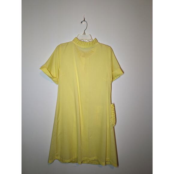 Vintage 60s Yellow House Dress - Picture 5 of 5